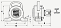 HLF Series Hydraulic Rotary Turbine Vibrator Diagram 3