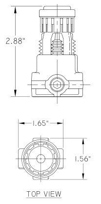 Item # 14R118F, 14R Regulator - Miniature On Jamieson Equipment Co., Inc.