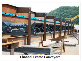 Channel Frame Conveyors On Jamieson Equipment Co., Inc.