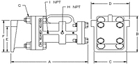 HCV Series Pneumatic Railcar Piston Vibrator Diagram
