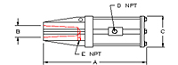RAPP-IT Pneumatic Piston Vibrator Diagram