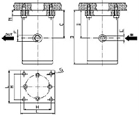 Pneumatic K-Type Piston Vibrator Diagram 2
