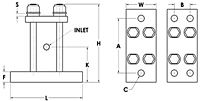 50-1-1/2S Pneumatic Piston Vibrator Diagram