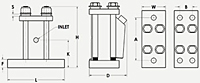 50-2-EM Pneumatic Piston Vibrator Diagram