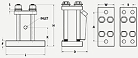 50-3S-EM Pneumatic Piston Vibrator Diagram