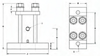 CHV-501 Pneumatic Piston Vibrator Diagram