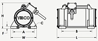 FC Electric Rotary Fan Cooled Vibrator Diagram