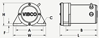 US-100 Electric Rotary High Frequency Vibrator Diagram