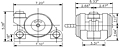 CLR-2700 Pneumatic High Frequency Roller Concrete Form Vibrator Diagram
