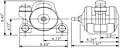 CLR 5500/6500/13200 Pneumatic High Frequency Roller Concrete Form Vibrator Diagram
