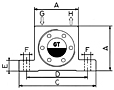 GT Series Pneumatic Rotary Turbine Vibrator Diagram