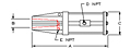 RAPP-IT Pneumatic Piston Vibrator Diagram