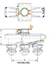 Paragon™ Series Roundabout® Low Profile MRSP V600 Spout Positioner - 2