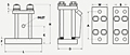 50-2LS-EM Pneumatic Piston Vibrator Diagram