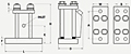 50-2S-EM Pneumatic Piston Vibrator Diagram