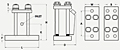 50-3LS-EM Pneumatic Piston Vibrator Diagram