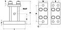 50-3L-EM Pneumatic Piston Vibrator Diagram