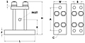 50-3L Pneumatic Piston Vibrator Diagram