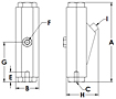 70 Series Pneumatic Piston Vibrator Diagram