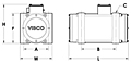 8P Electric Rotary Heavy Duty Vibrator Diagram