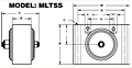 MLTSS Pneumatic Turbine Vibrator Diagram